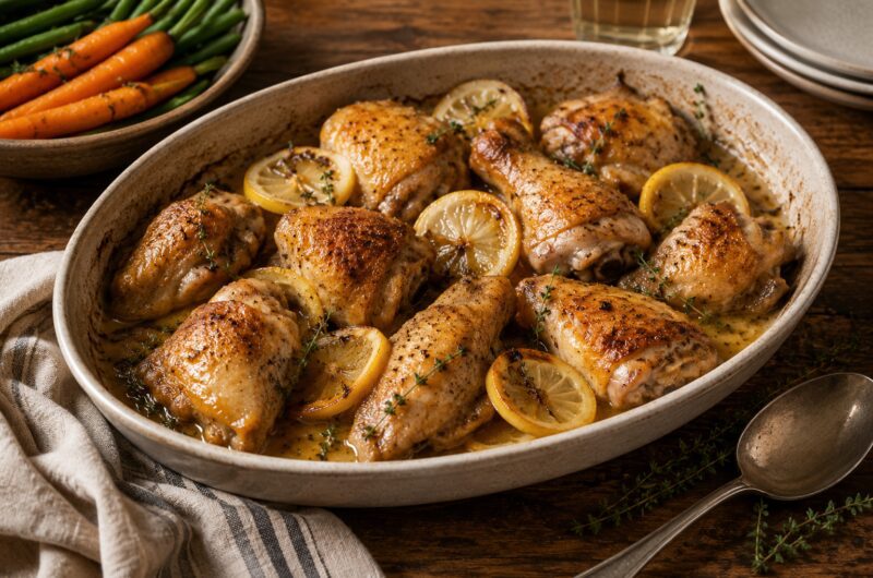 Lemon Wine Chicken